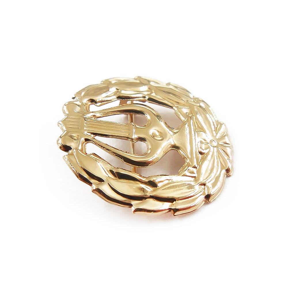 Kultainen lyyra rintaneula #1