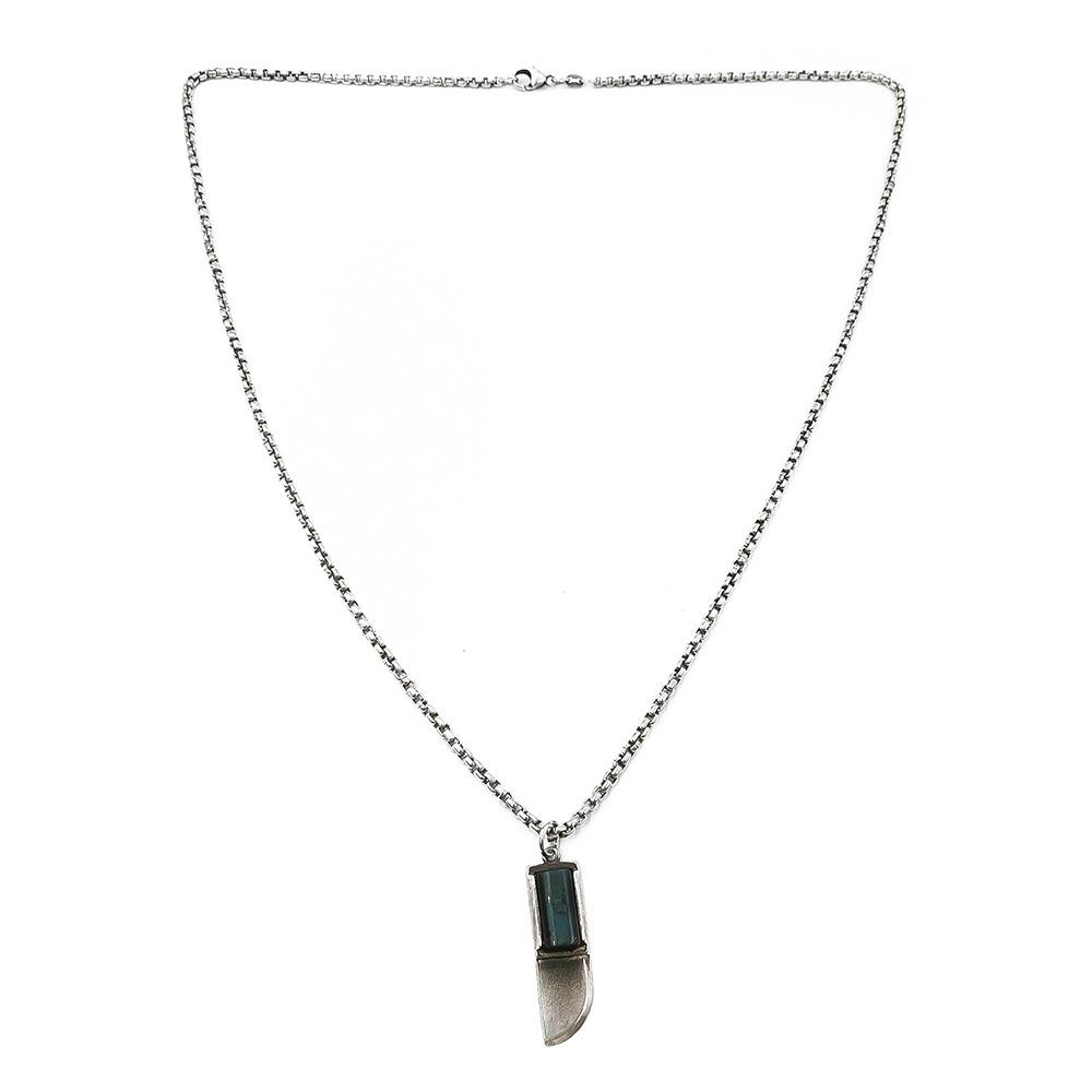 Kalevala Jussi/Sisu kaulakoru spektroliitillä 60cm #2