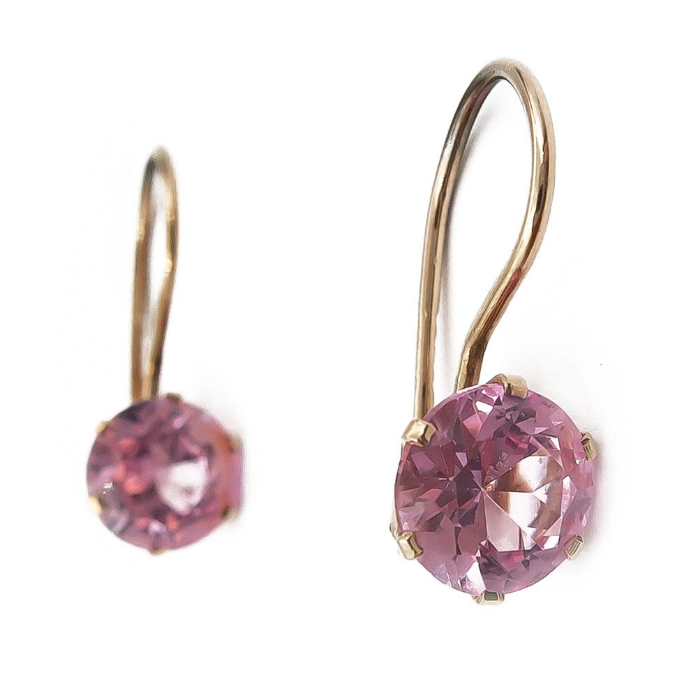 Pinkkikivelliset korvavakorut #0