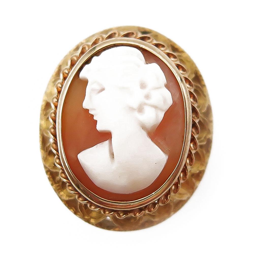 Camee sormus (kohotettu) 17,5mm, vuodelta 1971 #1