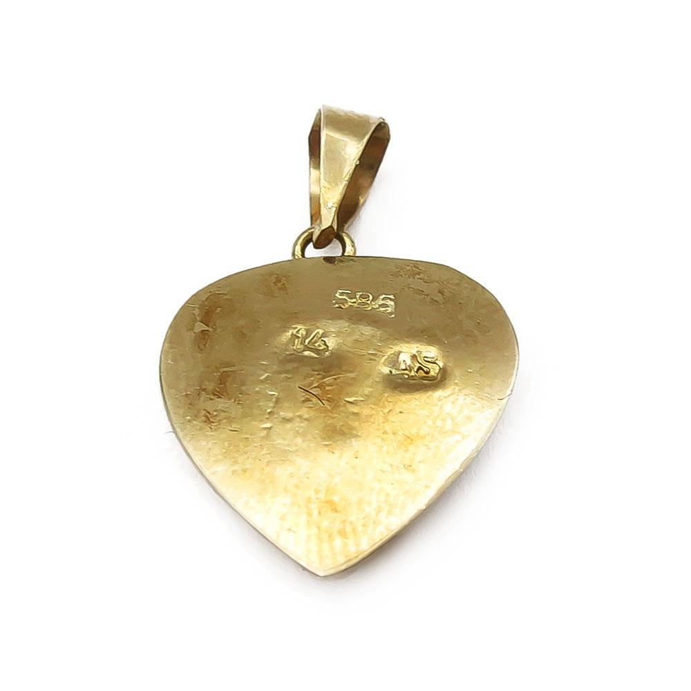 Sininen paha silmä sydänriipus #2