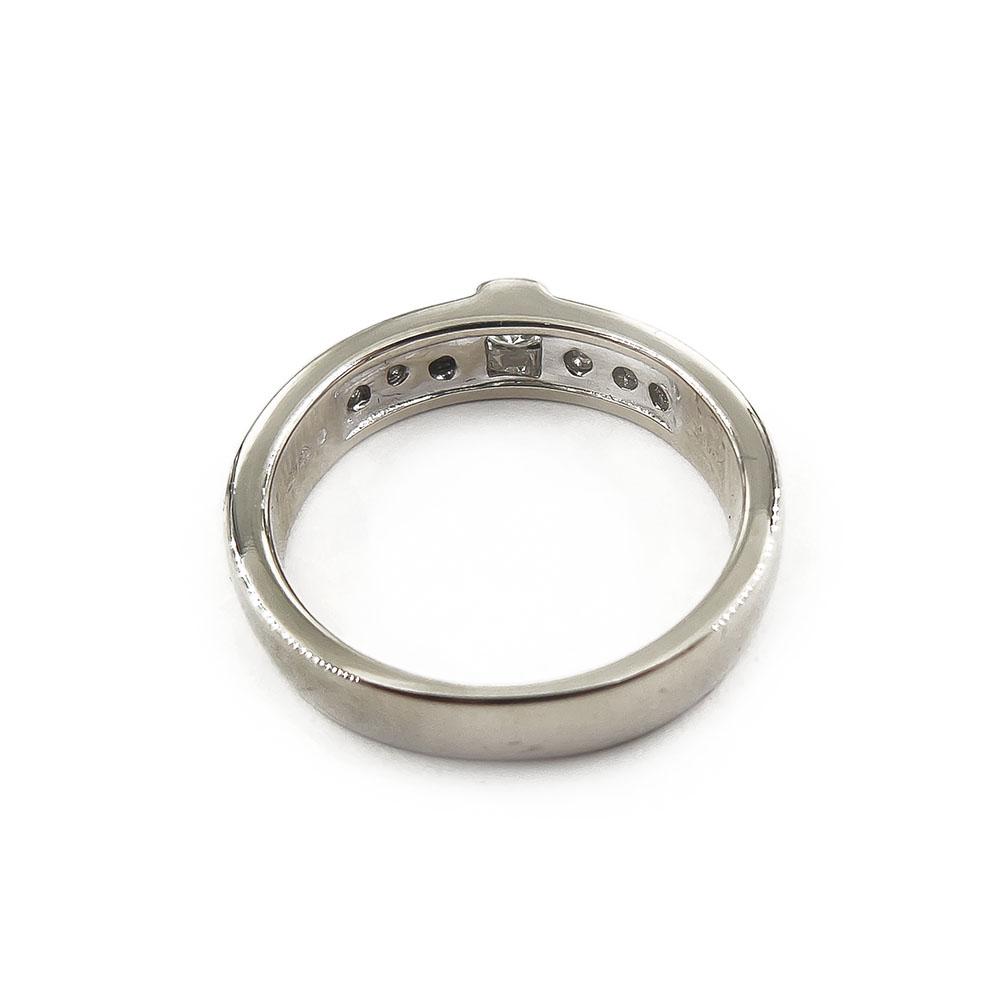 Valkokultainen timanttisormus,16 mm,Tim. 0,19ct #2