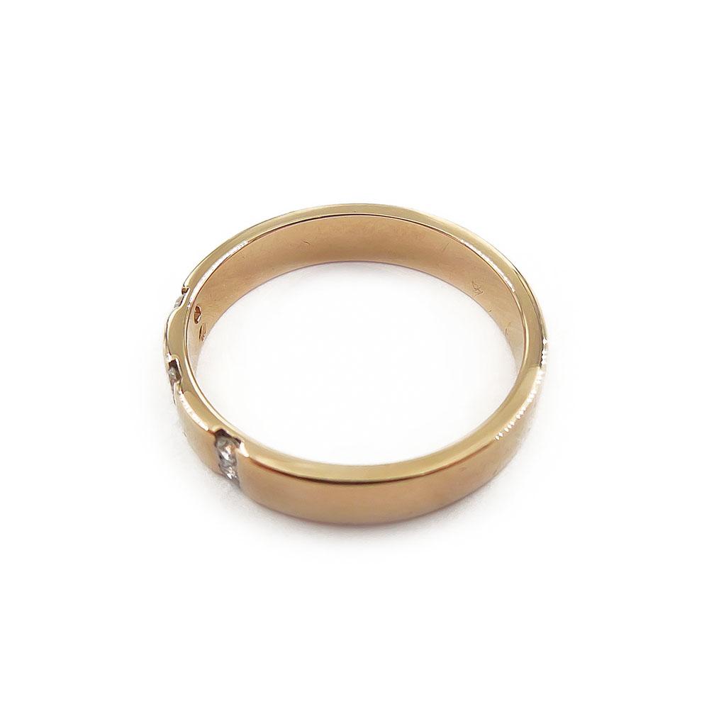 Kultainen timanttisormus, 17,25mm, 6x0,01ct #4