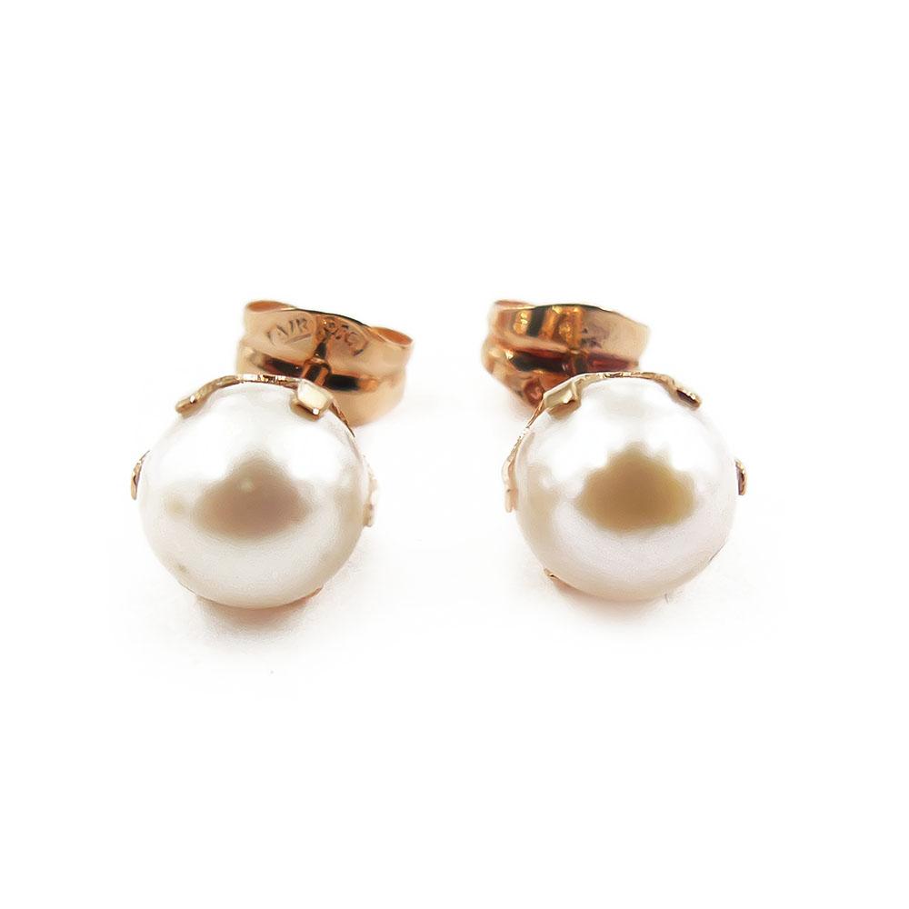 Kultaiset helminapit, 5,8 mm helmi #0