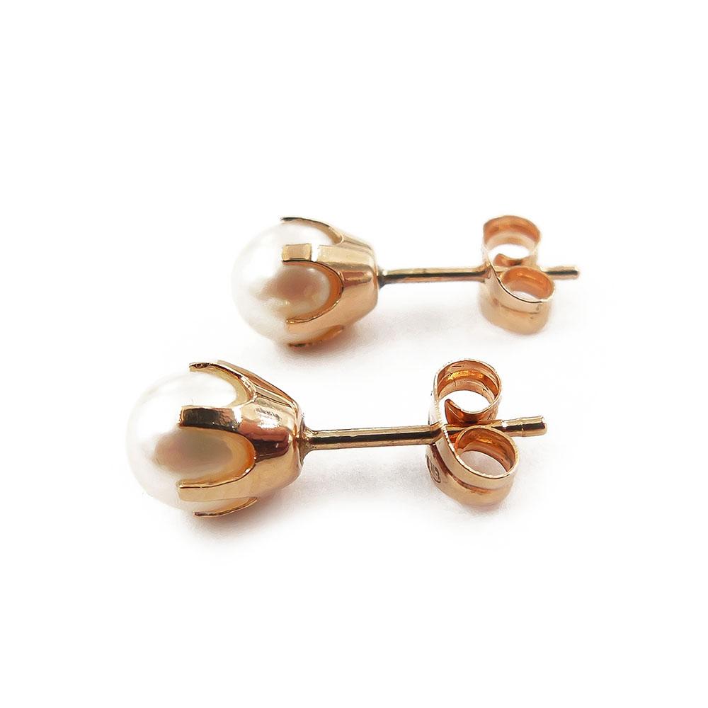 Kultaiset helminapit, 5,8 mm helmi #1