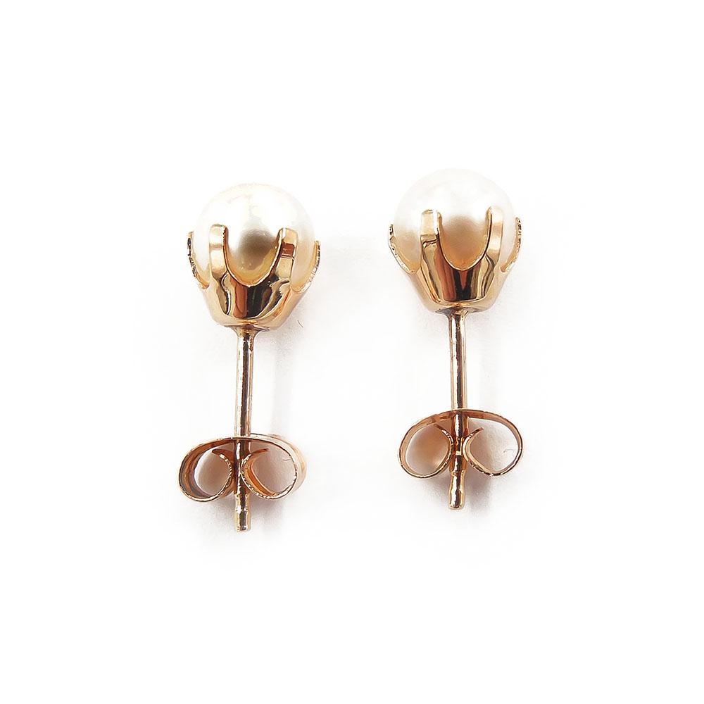 Kultaiset helminapit, 5,8 mm helmi #2