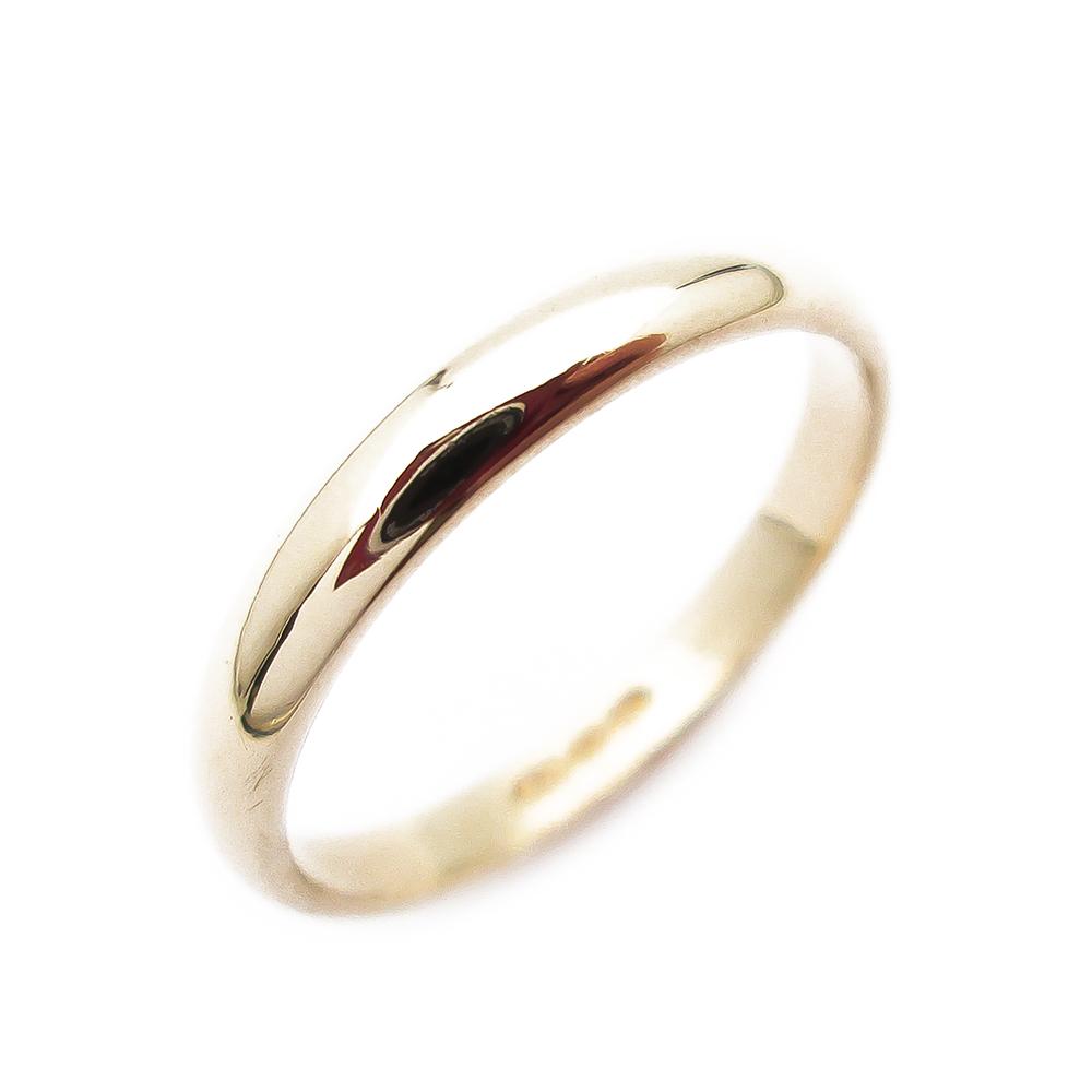 Kultainen kihlasormus koko 17.5 #0