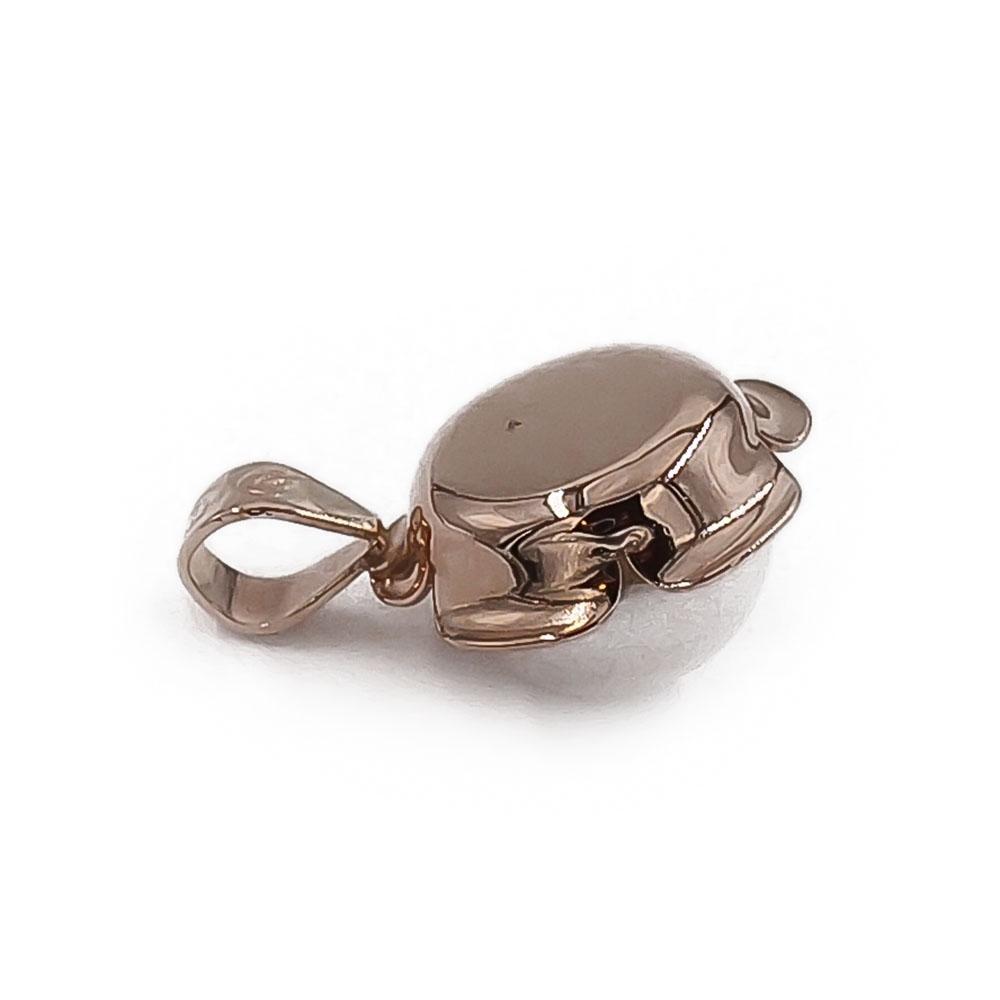 Kultainen helmikukkariipus 6.5mm #1