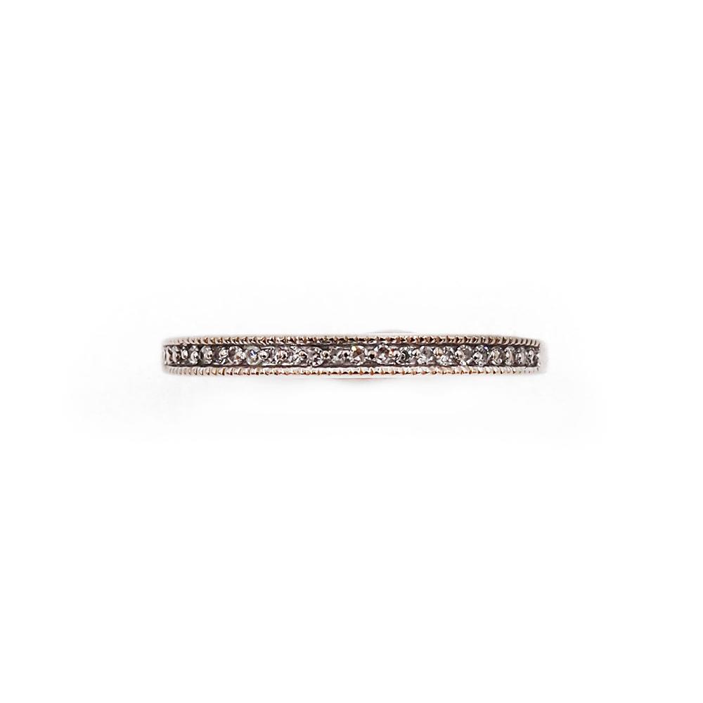 Kultainen siro timanttirivisormus 23kpl yht.0,07ct 16 KJ #1