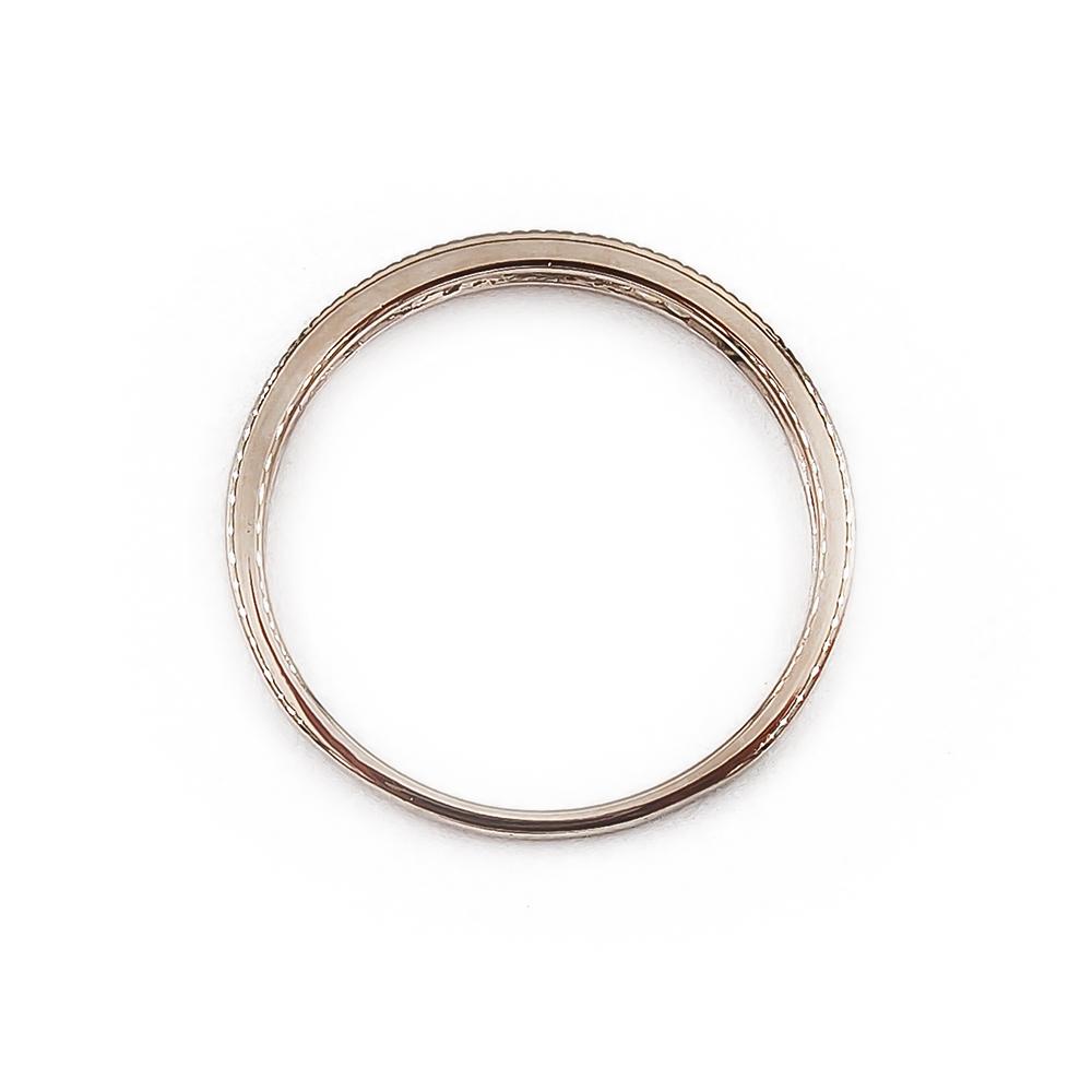 Kultainen siro timanttirivisormus 23kpl yht.0,07ct 16 KJ #2