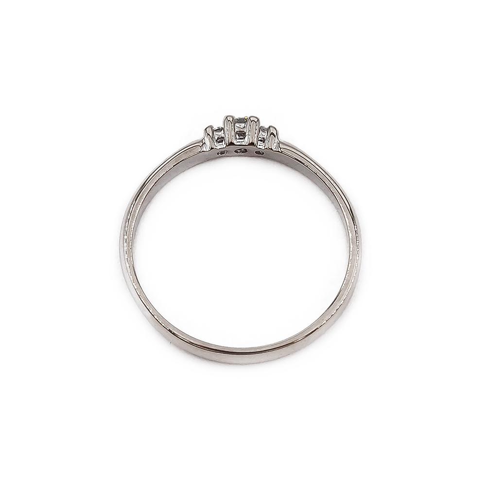 Valkokultainen timanttisormus 3kpl yht. 0.05ct 16 CG #2