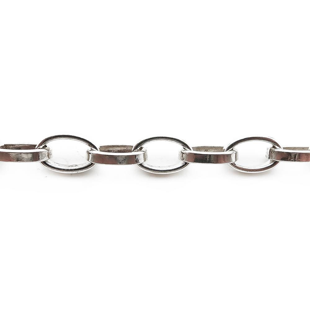 Hopeinen ranneketju 18cm lev.5mm #1