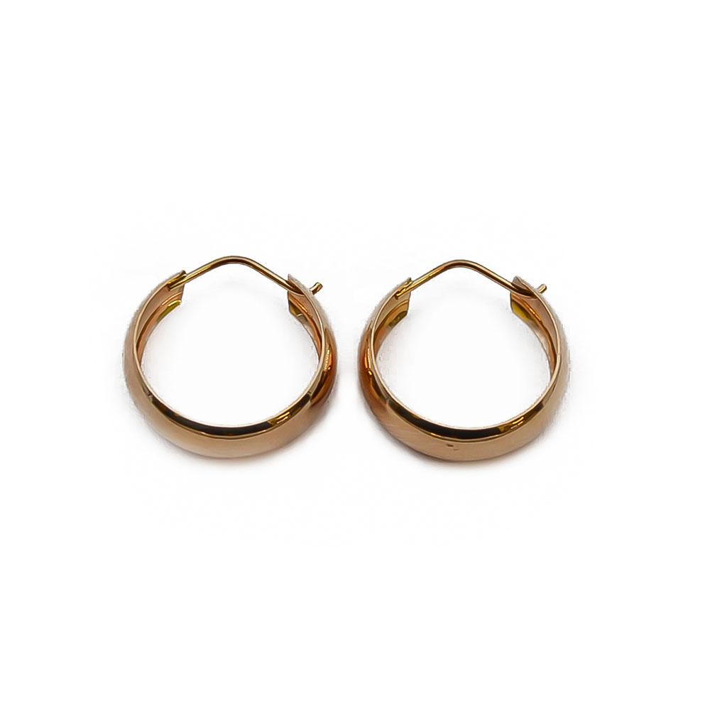Kultaiset korvarenkaat 5 x 16mm #1