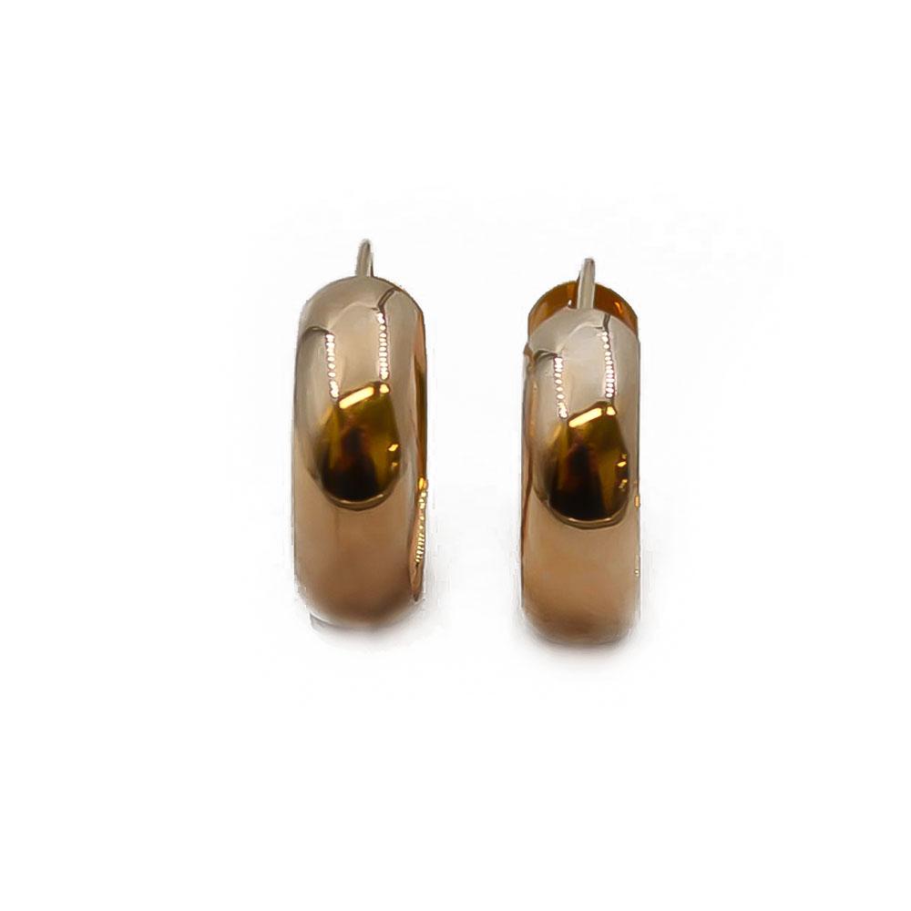 Kultaiset korvarenkaat 5 x 16mm #2