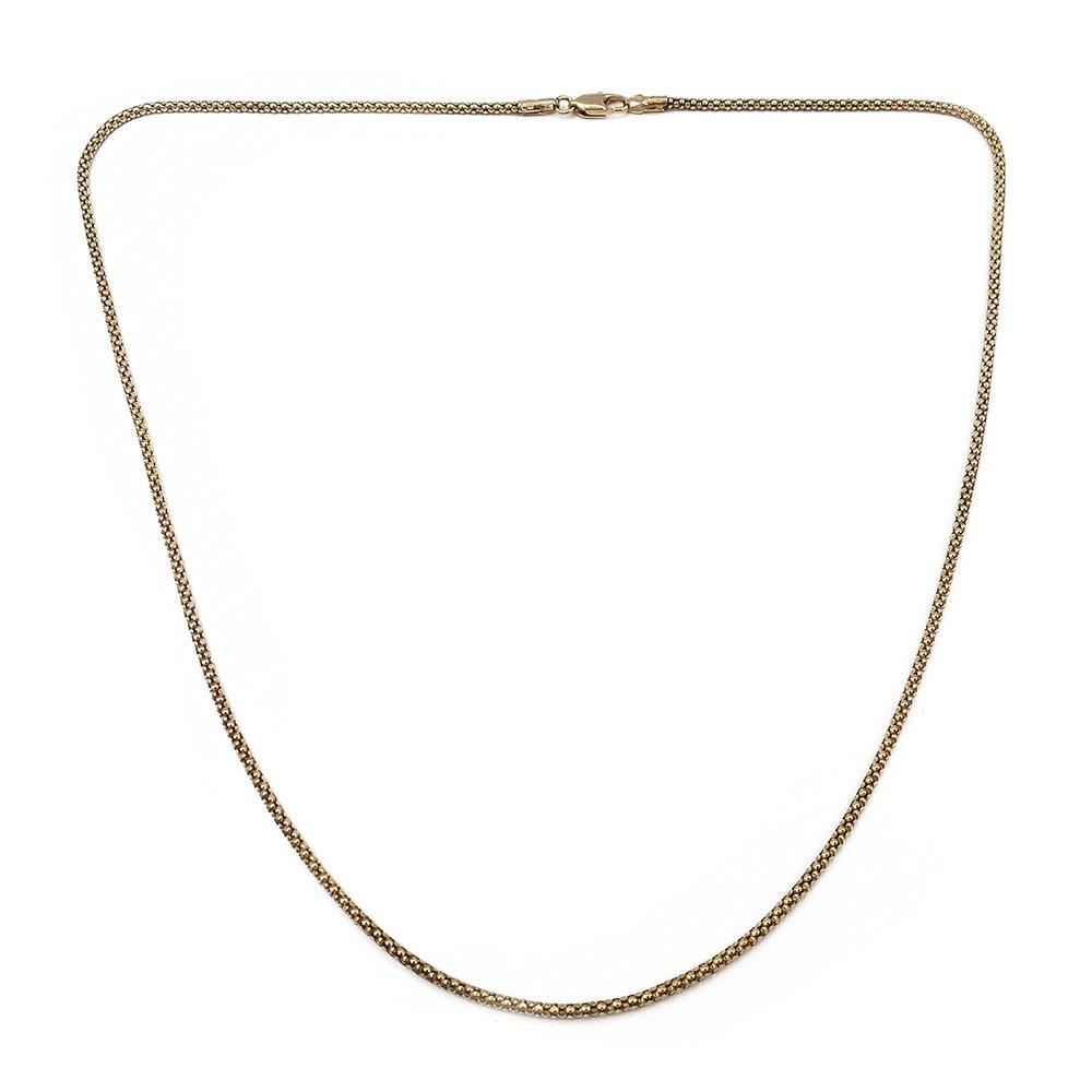 1,6mm Popcorn kaulaketju 42cm #1