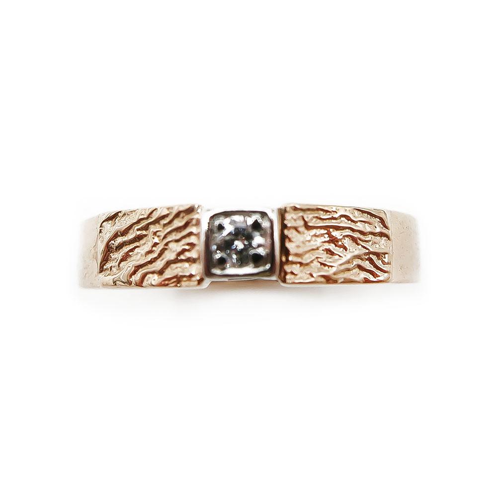 Timanttisormus 0,03ct koko 17,25 lev.3mm v.-66 #1