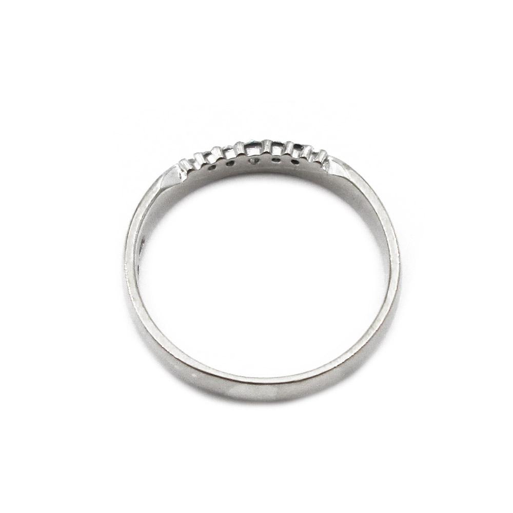 Valkokultainen timanttisormus 1x0.03ct, 2x 0.02ct, 2x0.01ct #2