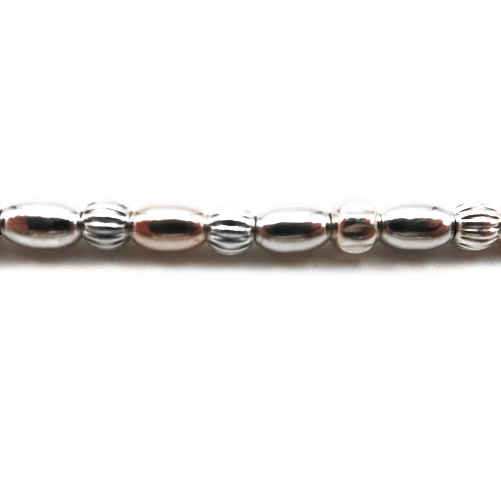 Hopeinen ranneketju 18cm lev.3mm #1