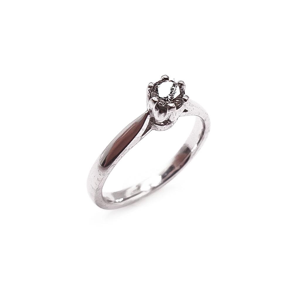 Platinainen timanttisormus 0,20 ct, 16,5 mm #0 Kultatukku.fi
