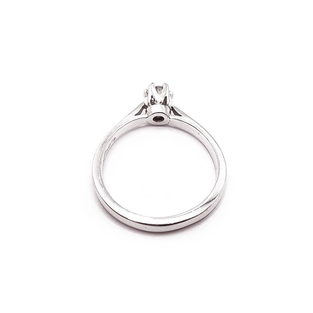 Platinainen timanttisormus 0,20 ct, 16,5 mm #2 Kultatukku.fi