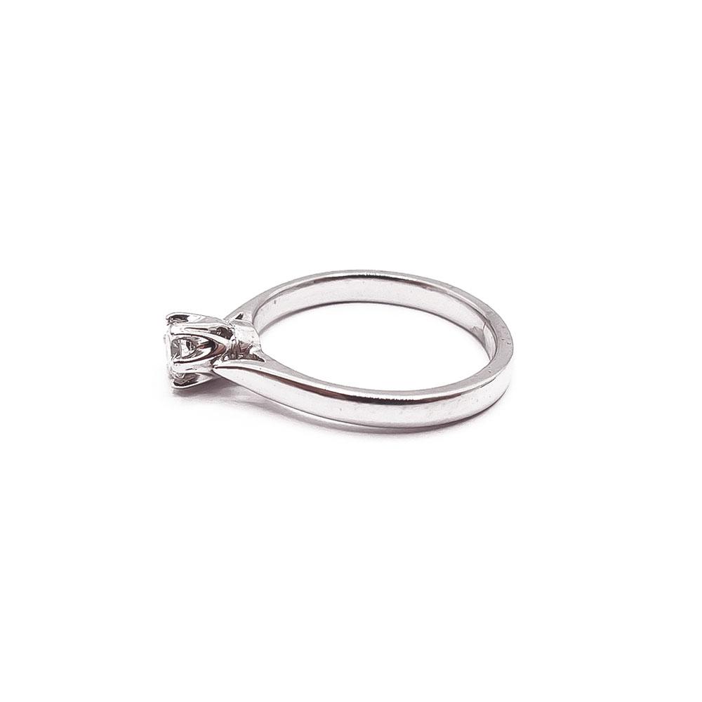 Platinainen timanttisormus 0,20 ct, 16,5 mm #3 Kultatukku.fi