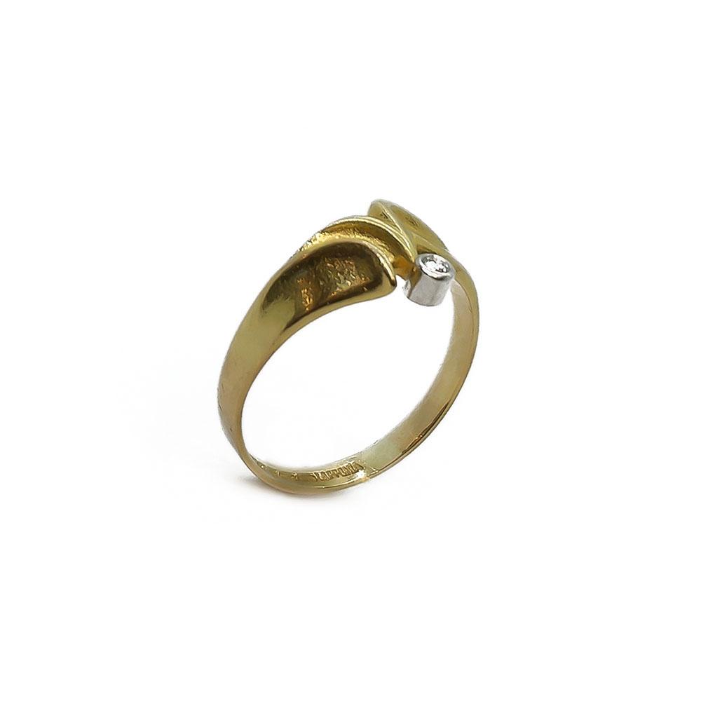 Lapponia timanttisormus 0,03ct BW 18 #0