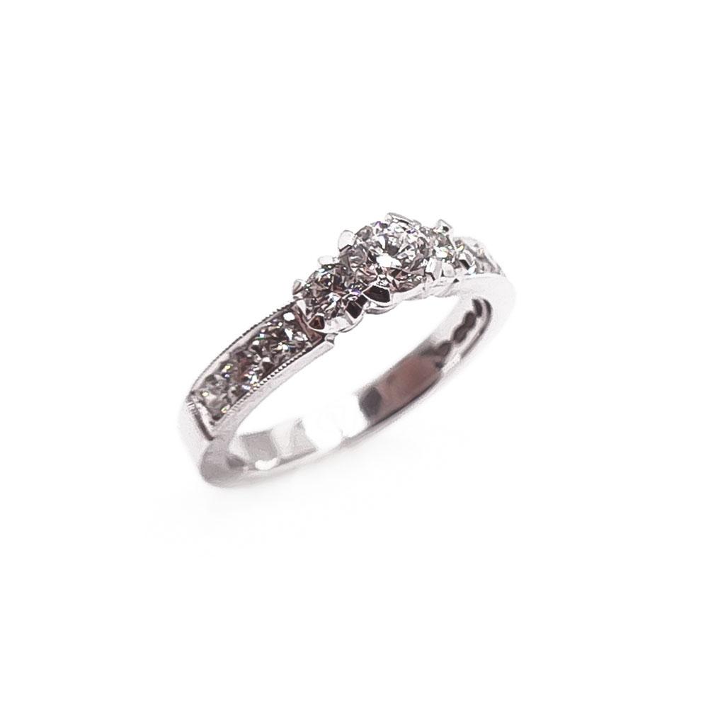 Sandbergin 18k vk-timanttisormus yht.0,54ct 16mm v.2014 #0