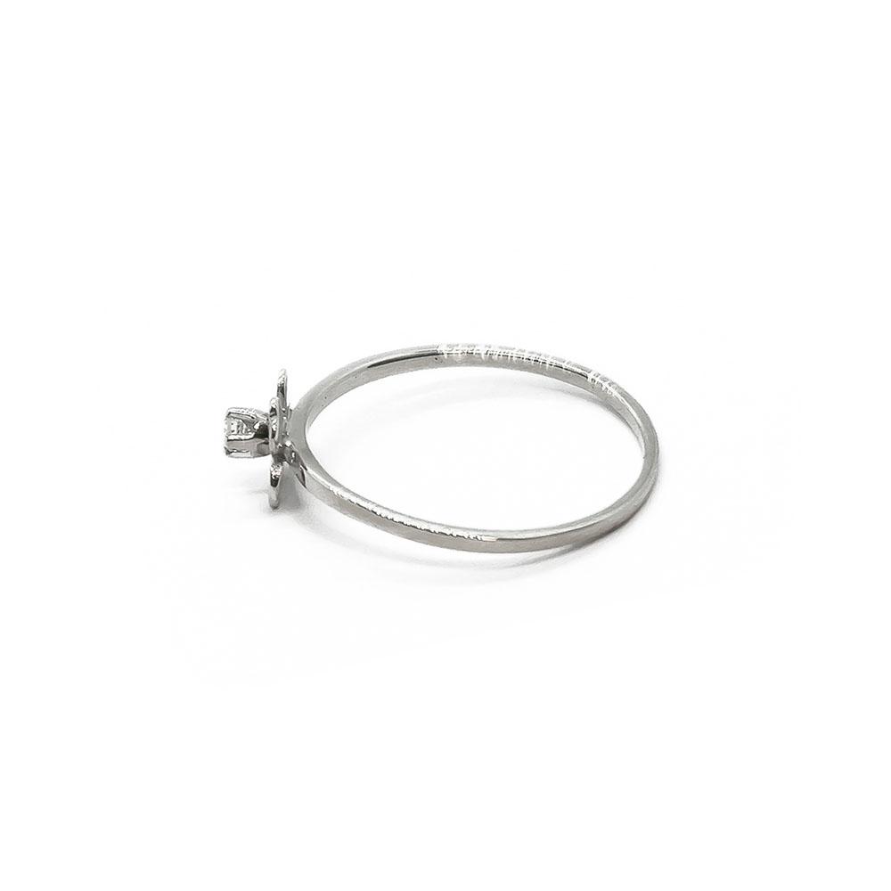 VK kukkasormus timantilla 0,02ct 16,75 #2