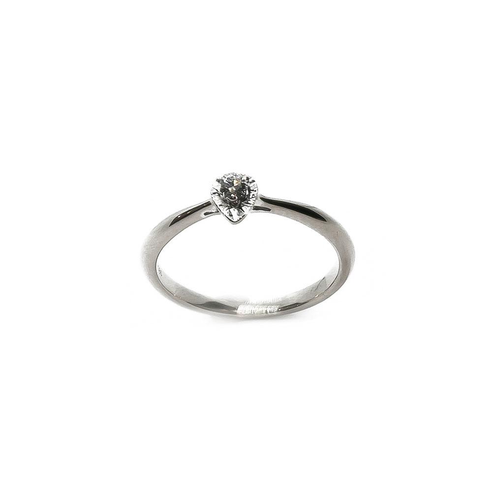 Timanttisormus pisara 0,08ct 16,5 #1