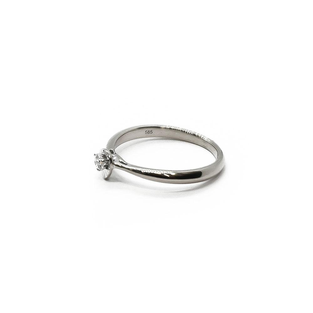 Timanttisormus pisara 0,08ct 16,5 #3