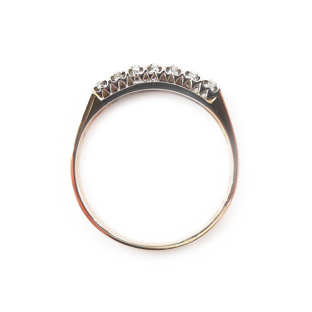 Kultainen timanttisormus,18,25mm,Tim.7x0,02ct #3