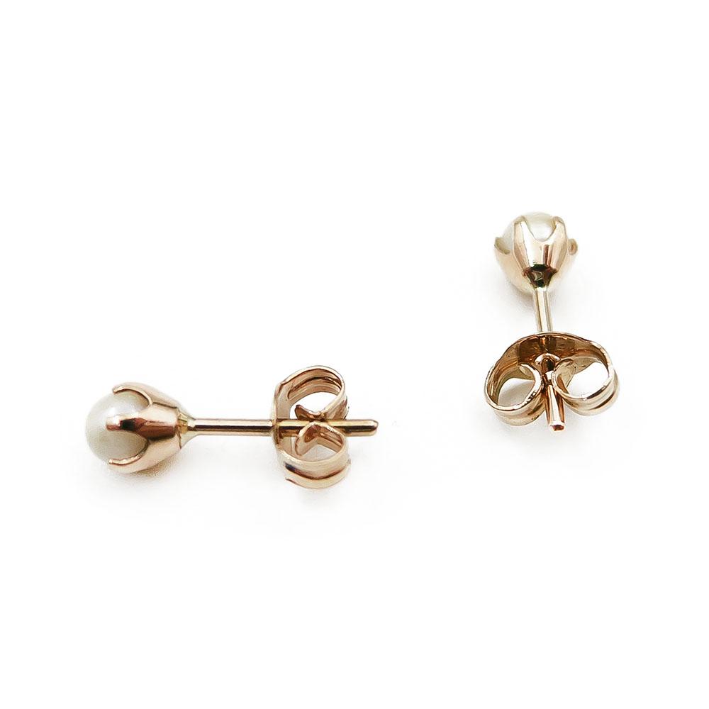 Kultaiset helminapit 3,5mm #1