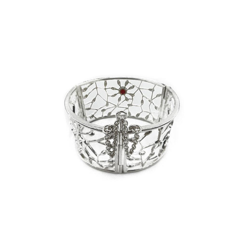 Kalevala koru Carmen rannekoru granaatilla 49x59mm hopea 2017 #3