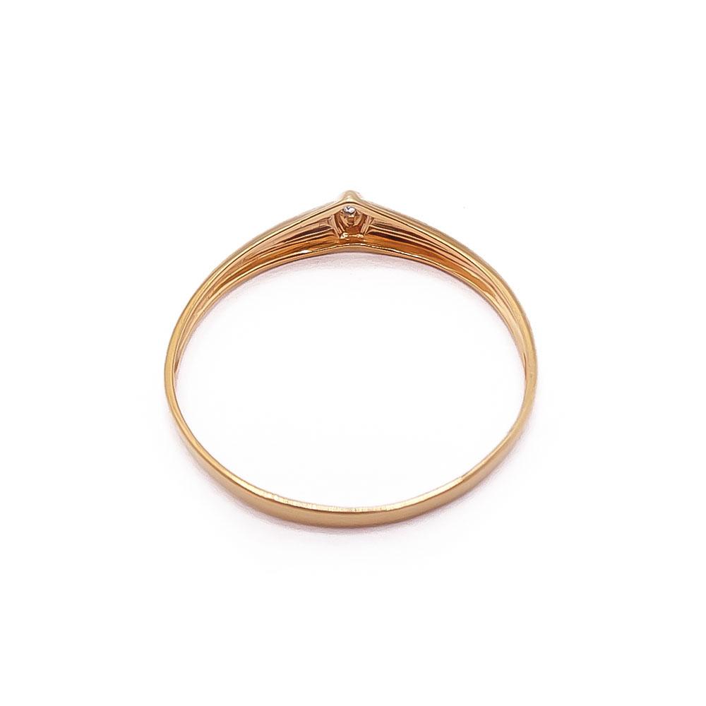 Kultainen sormus 17,5mm 0,005ct #2