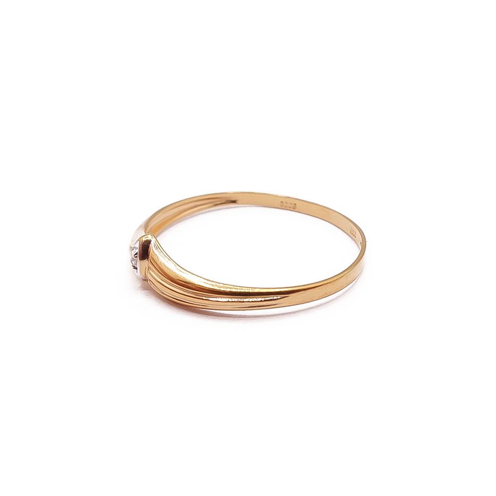 Kultainen sormus 17,5mm 0,005ct #3