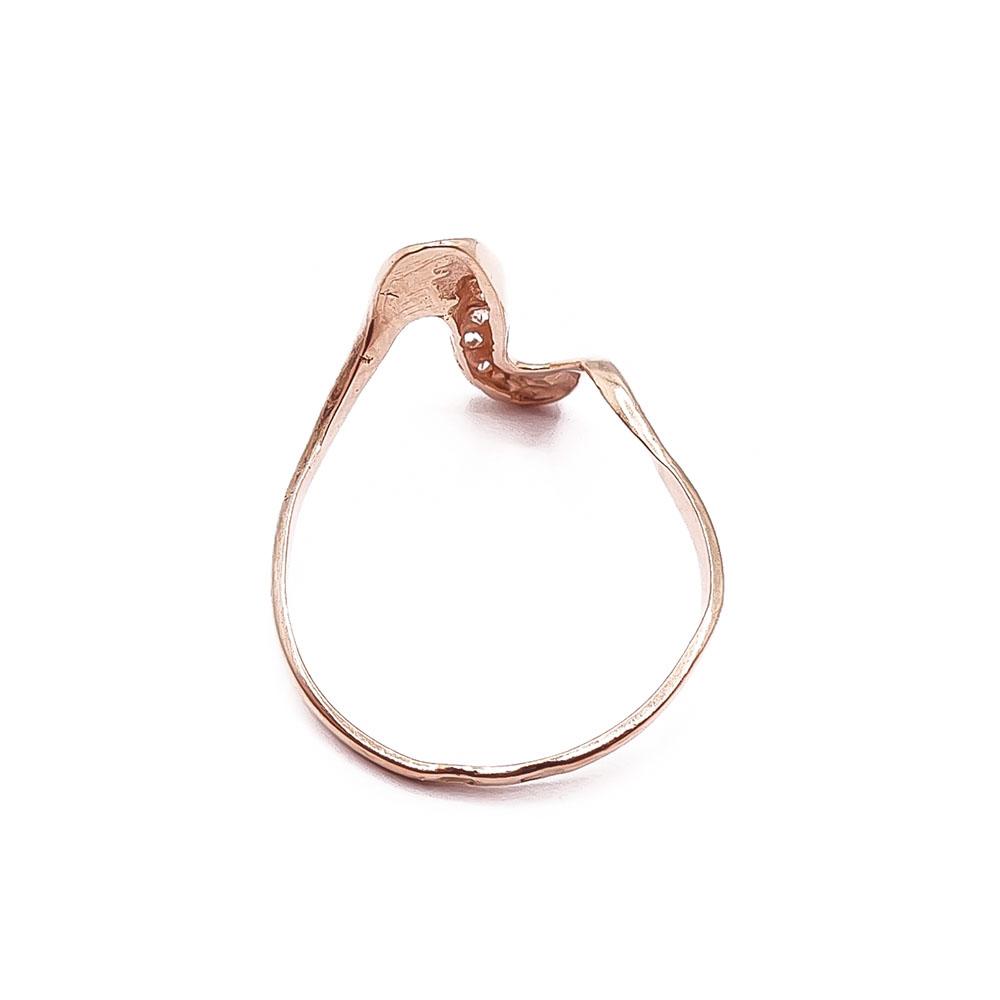 Kultainen sormus 19mm zirkoniat #2