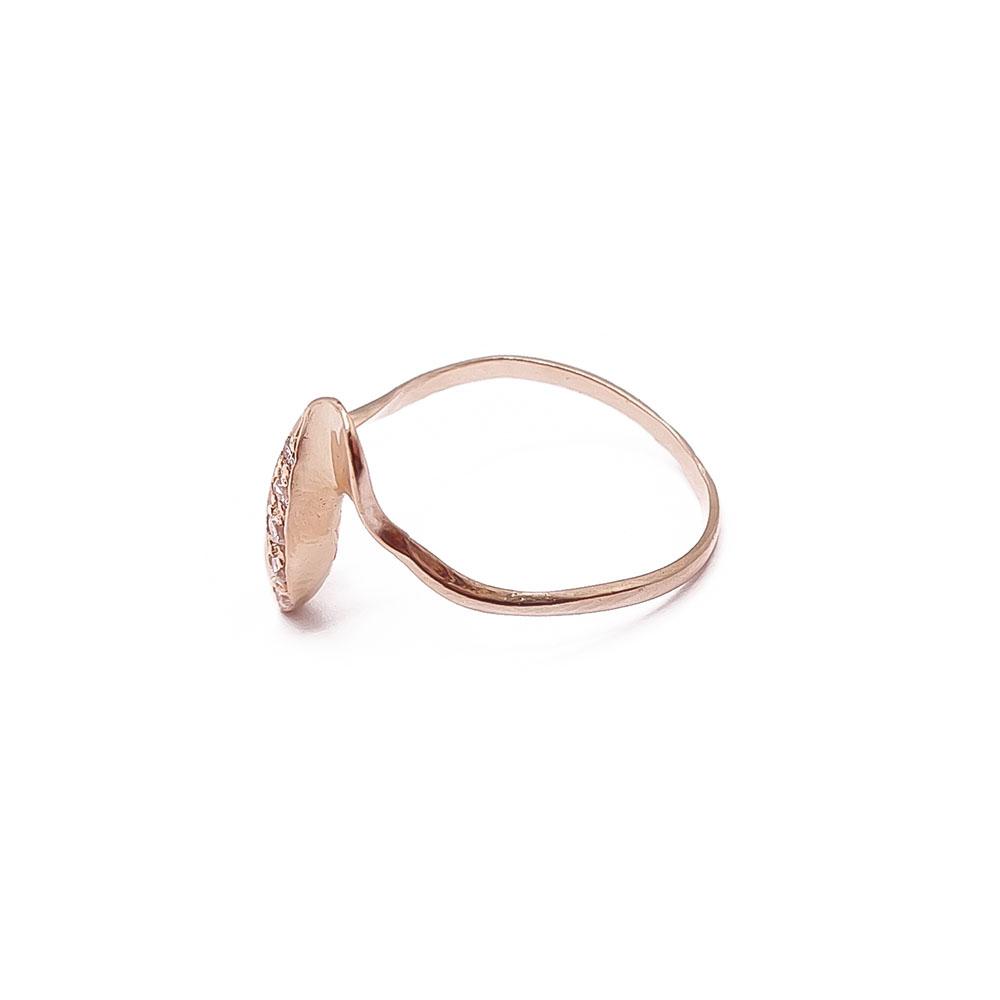 Kultainen sormus 19mm zirkoniat #3