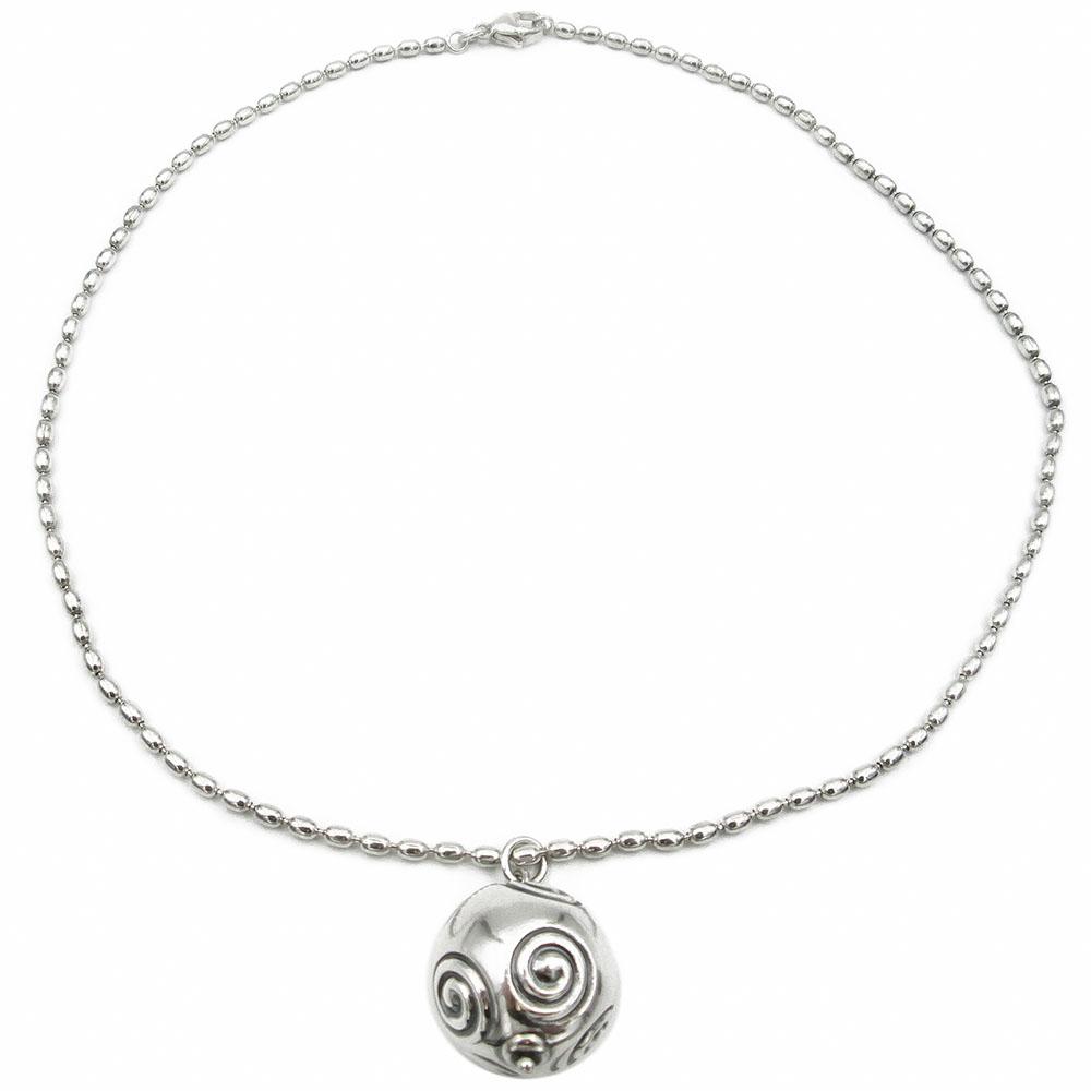 Kalevala koru Halikon käätykorut riipus oliiviketjussa hopea 39cm #0