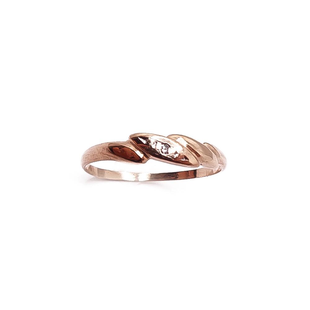 Kultainen sormus tim. 0,005ct 17- #1