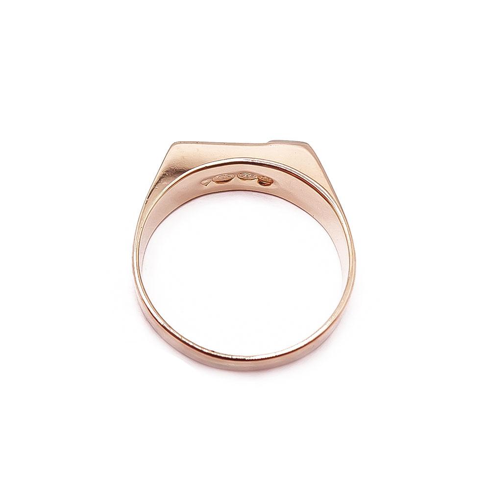 Kultainen kantasormus tim.0,01ct 20mm v.-93 #2