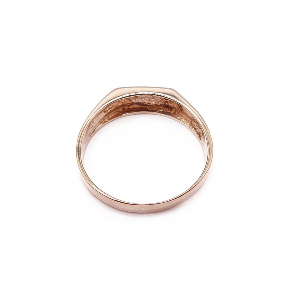 Kultainen kantasormus tim.0,01ct 22,5mm #2