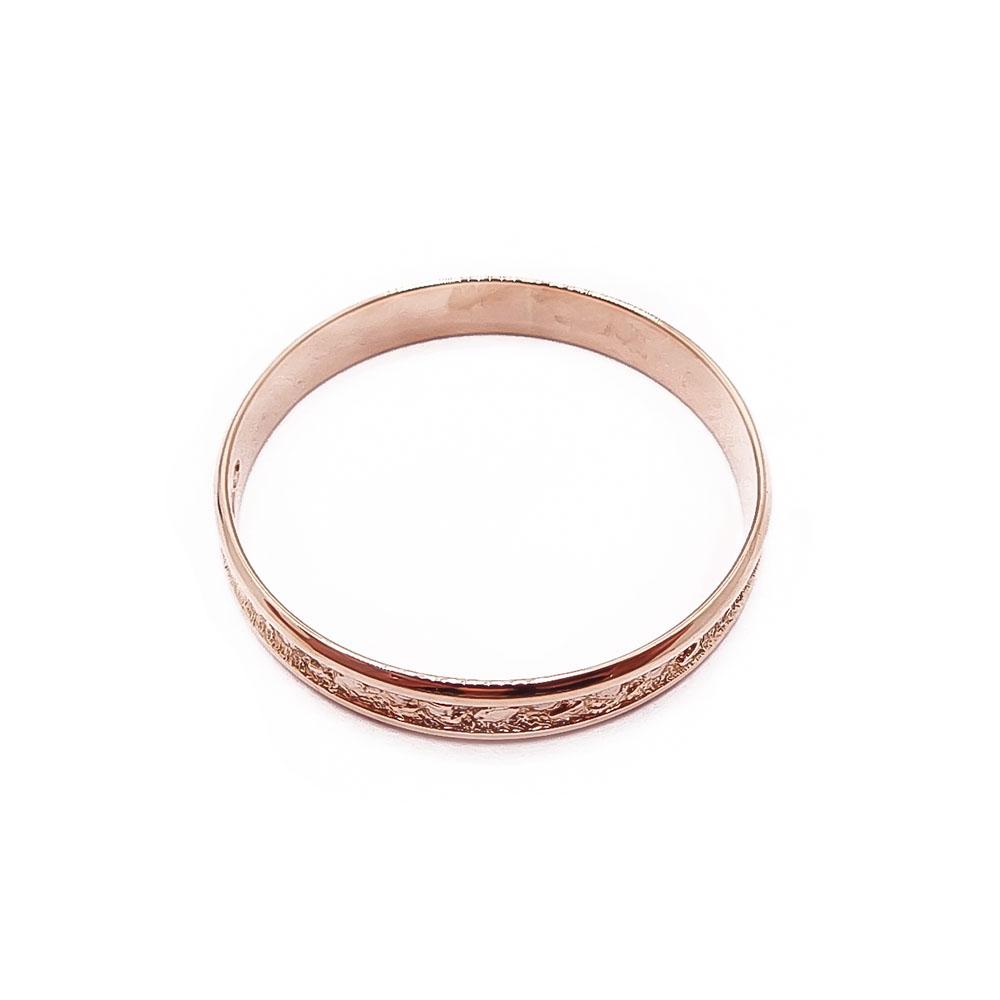 Kultainen kihlasormus kuvio 22-mm #2
