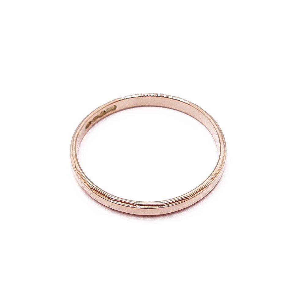 Kultainen kihla reunaleikkaukset 17mm v.-88 #2