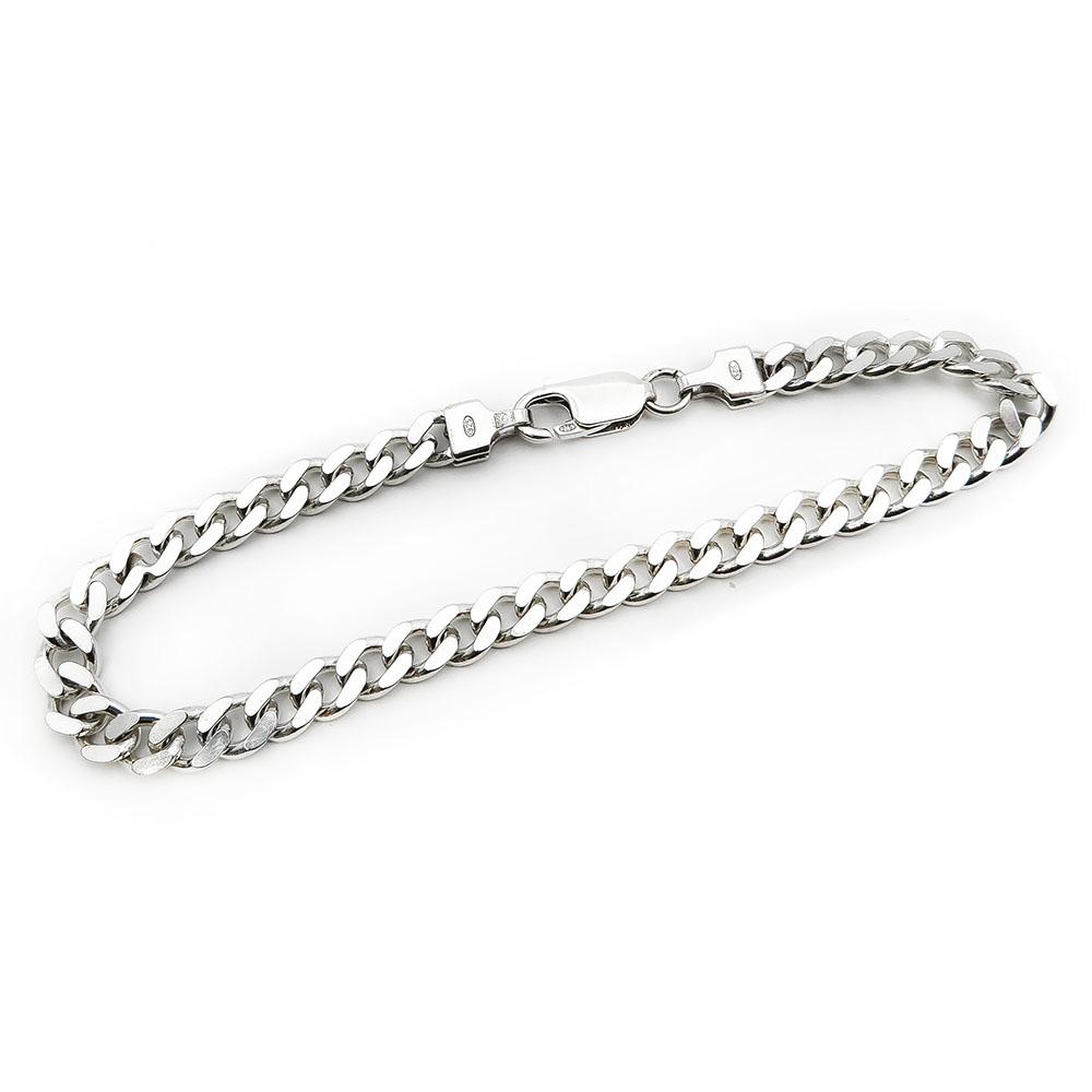 Hopeinen passariranneketju 21cm PJH #1