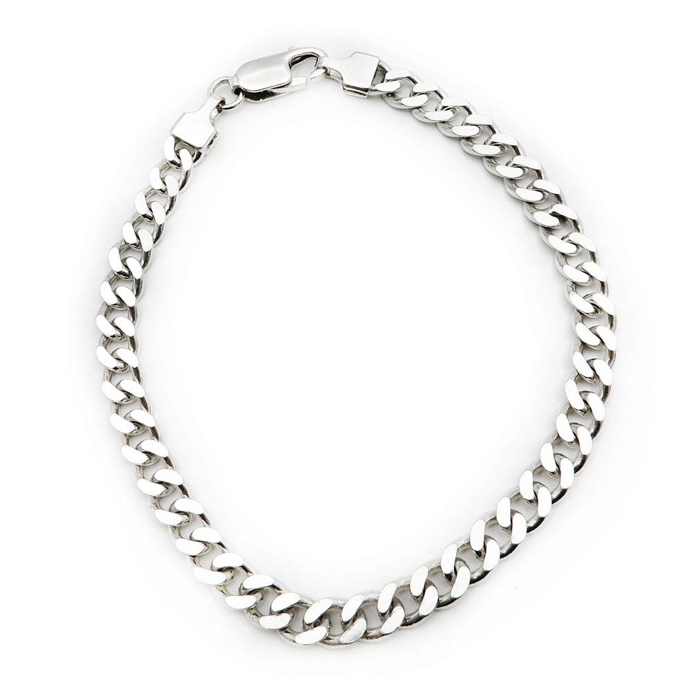 Hopeinen passariranneketju 21cm PJH #2