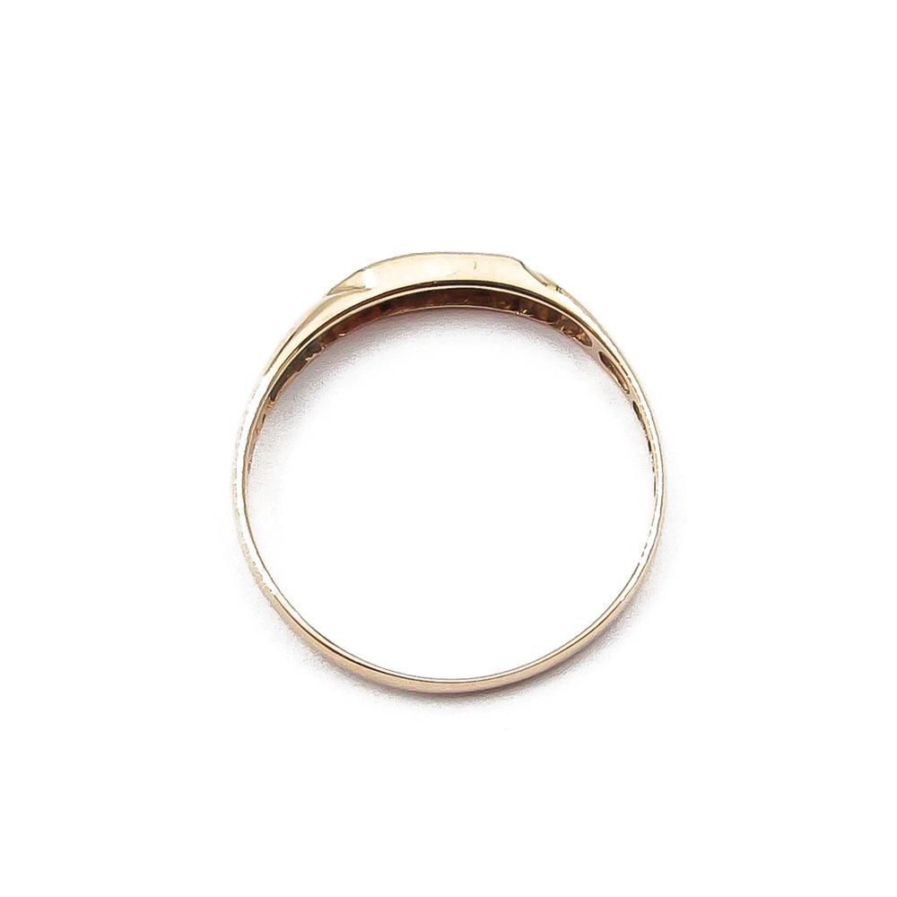 Kultainen timanttisormus 0.005ct koko 17- #2