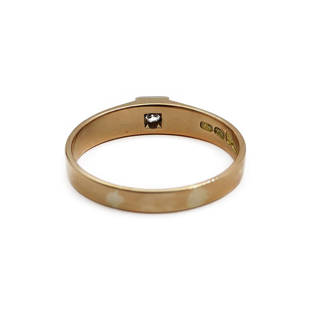 18k timanttisormus 20mm 0,10ct #2