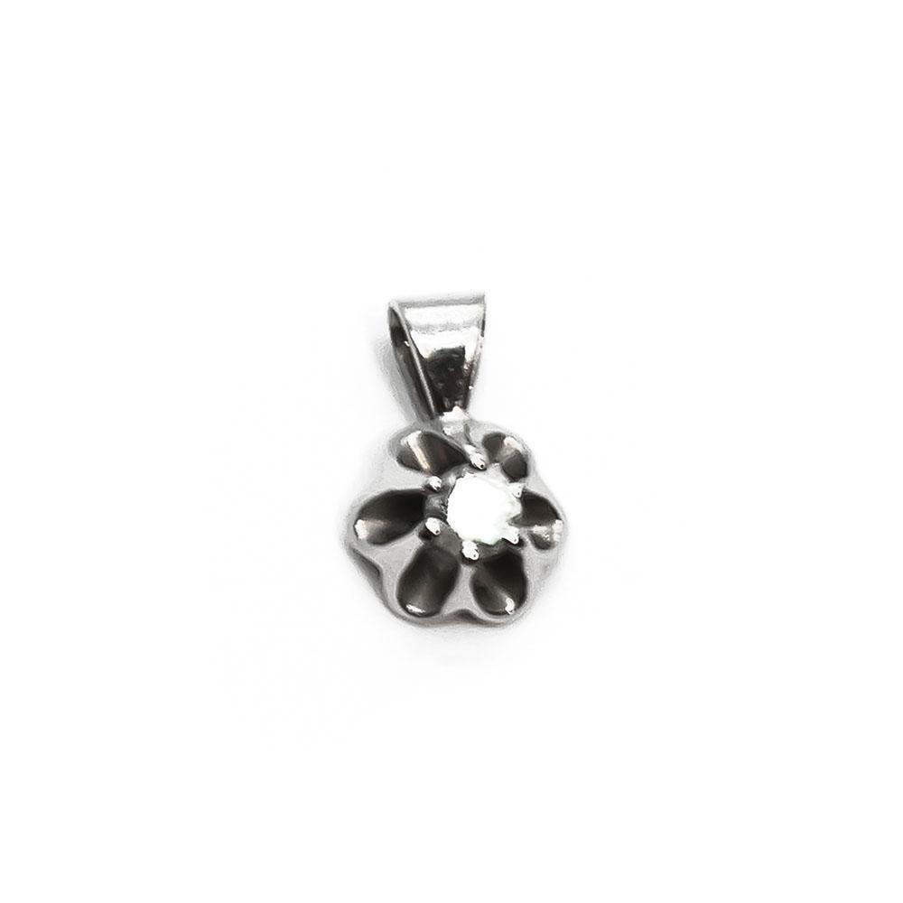 Valkokultainen timanttiriipus 0,10ct #1