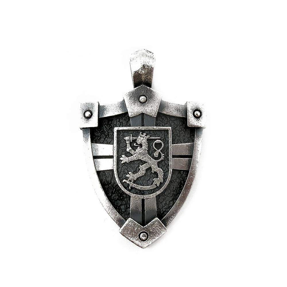 1917 suomileijonavaakuna hopeariipus Lumoava #0