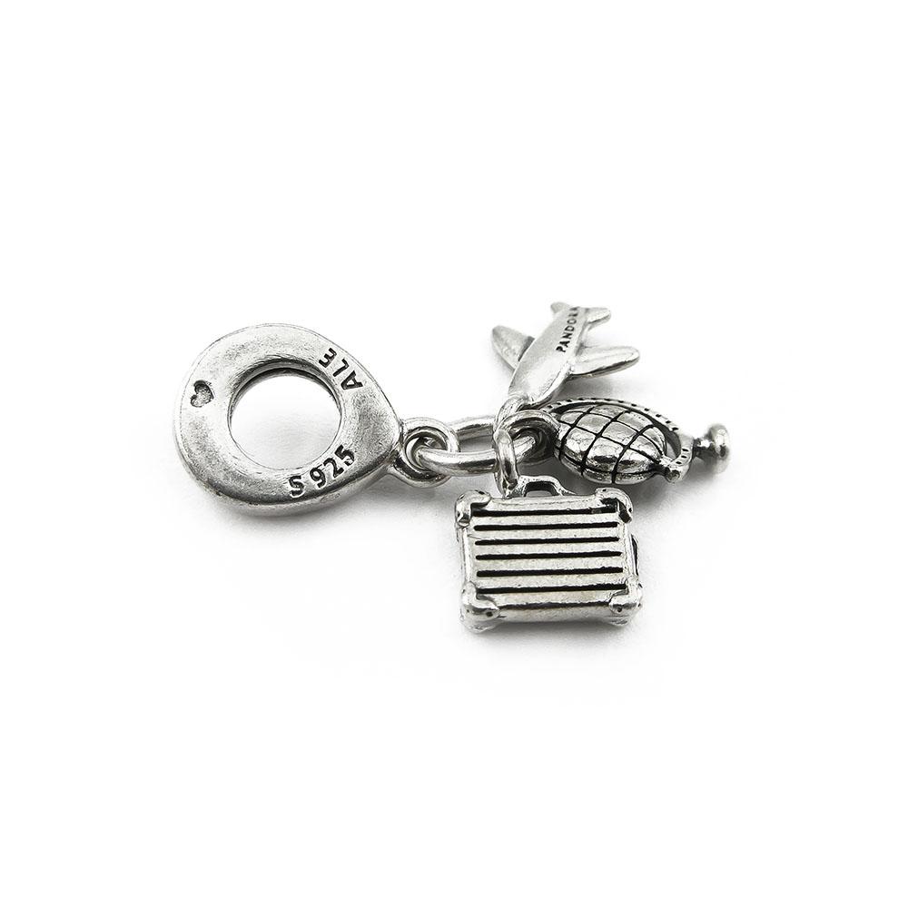 Pandora Moments Airplane, Globe & Suitcase hela hopea #1